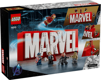 MARVEL Logo & Minifigures