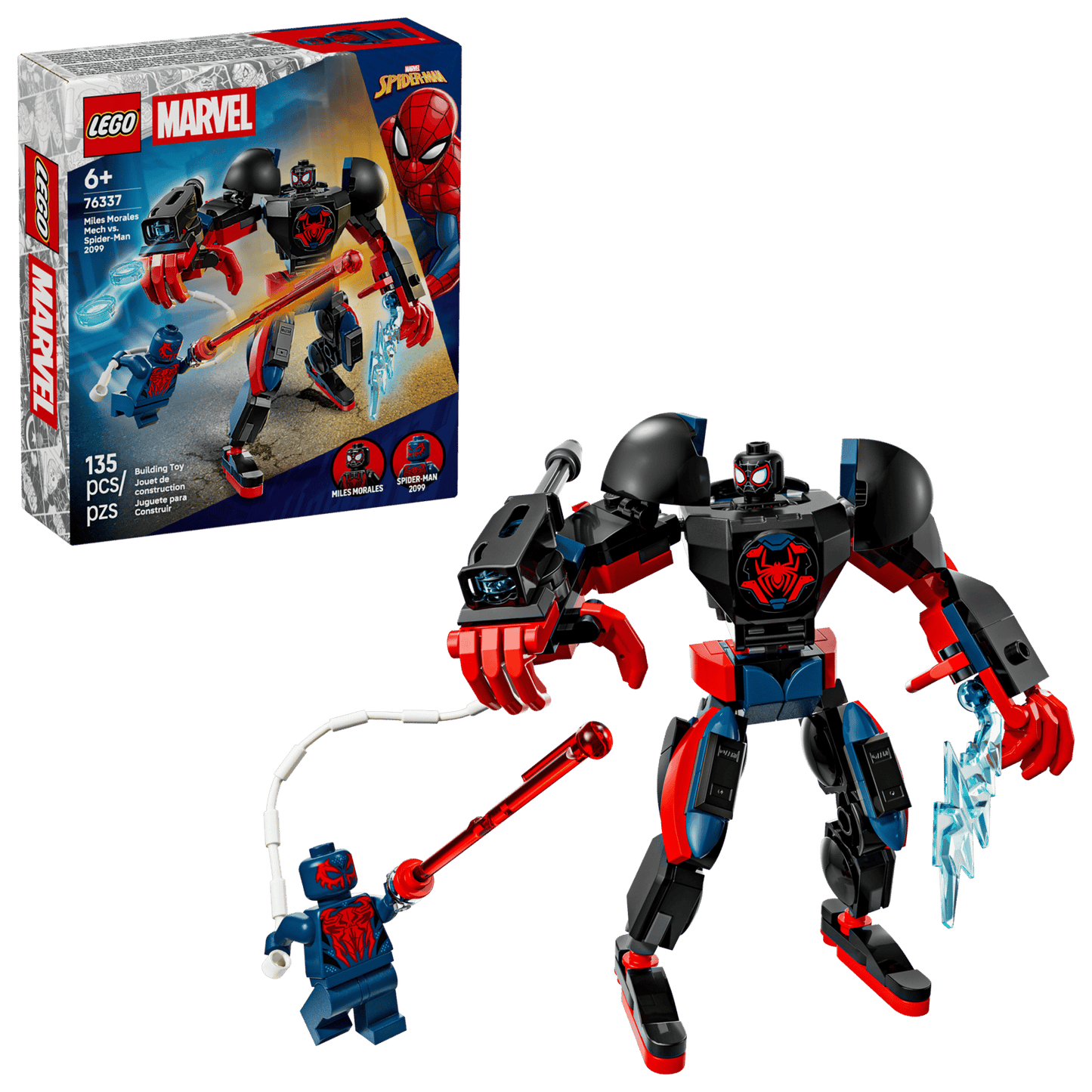 Miles Morales Mech vs. Spider-Man 2099