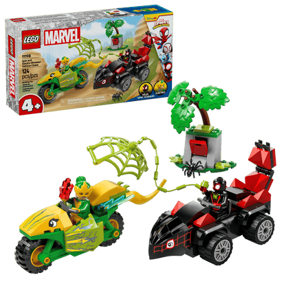 Spin and Electro Dinosaur Vehicle Chase