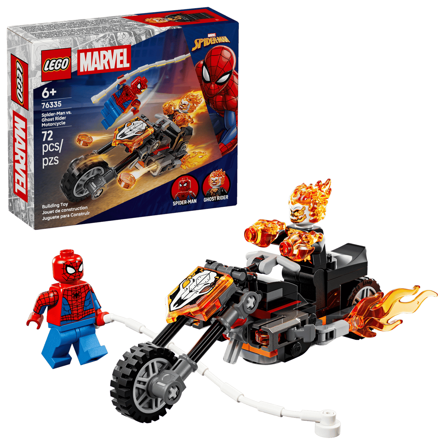 Spider-Man vs. Ghost Rider Motorcycle