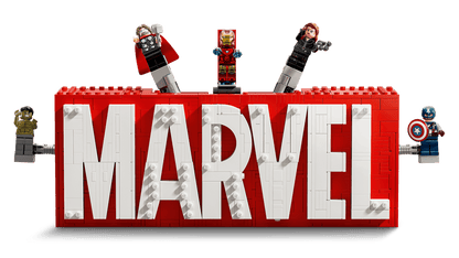 MARVEL Logo & Minifigures