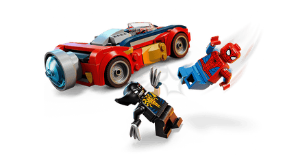 Spider-Man Car vs. Venomized Wolverine