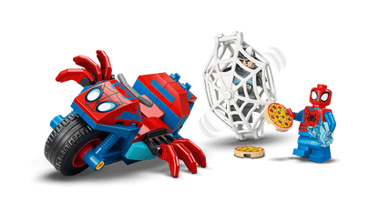 Spidey on his Motorcycle vs. Rhino