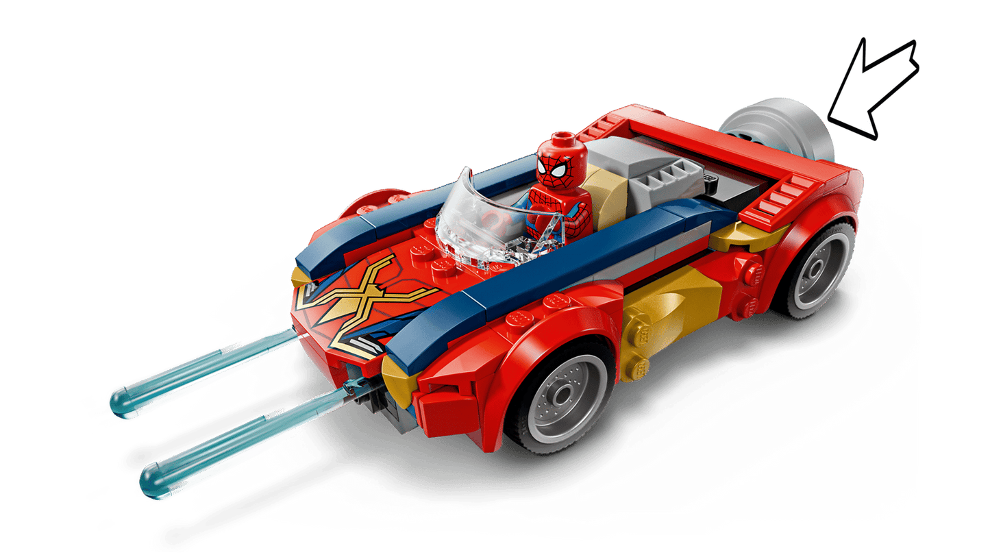 Spider-Man Car vs. Venomized Wolverine