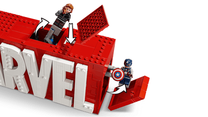 MARVEL Logo & Minifigures